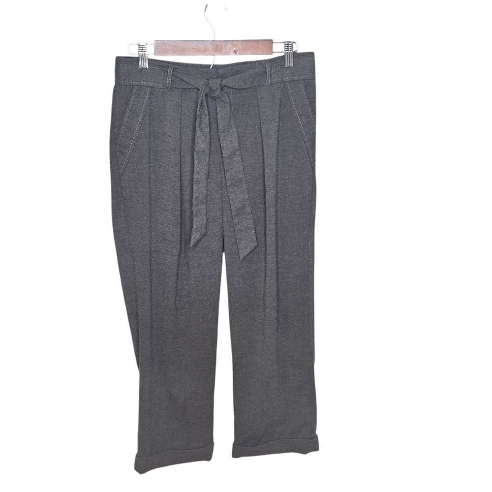 Anthropologie Belted Barton Trousers‎ Cartonnier Work Casual Pants Size 6